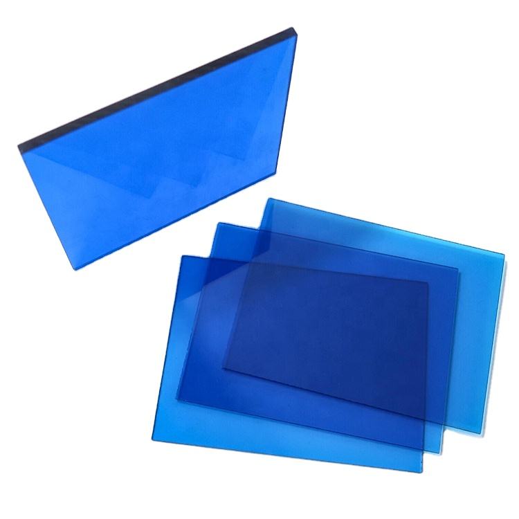 1-15mm Polycarbonate Solid Sheet PC Material Building Blue Polycarbonate Solid Sheet For Roofing