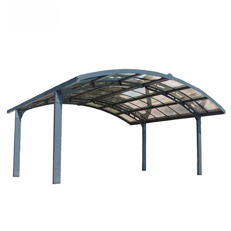 Transparent Polycarbonate Sunshade Aluminum Double Side Gazebo Awning