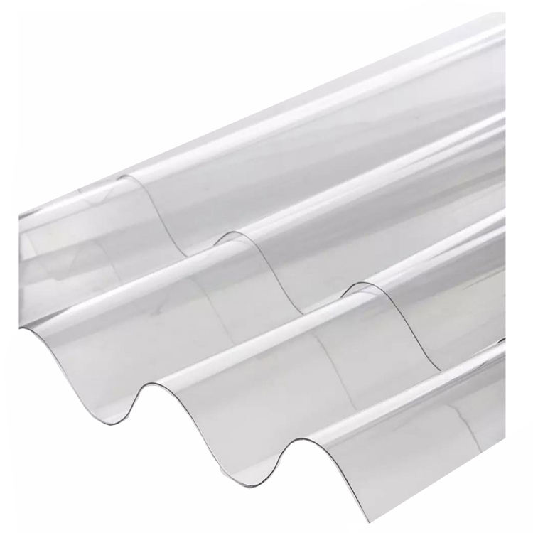 Building Material Factory Roll 1mm 3mm Corrugated Anti UV Roofing Polycarbonate Sheets