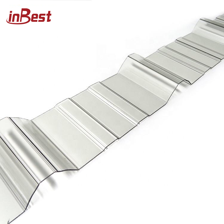 Transparent Corrugated Board Panels Clear Plastic Roofing Greenhouse Polycarbonate Sheets