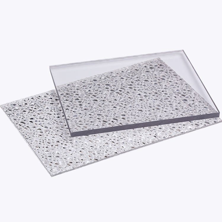 PC Embossed Sheets Factory Colors Sun Sheets PC Embossed Sheets For Greenhouse Roof