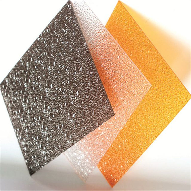 Clear Green Red Blue Antistatic 0.5Mm Polycarbonate Sheet Polycarbonate Embossed Sheet