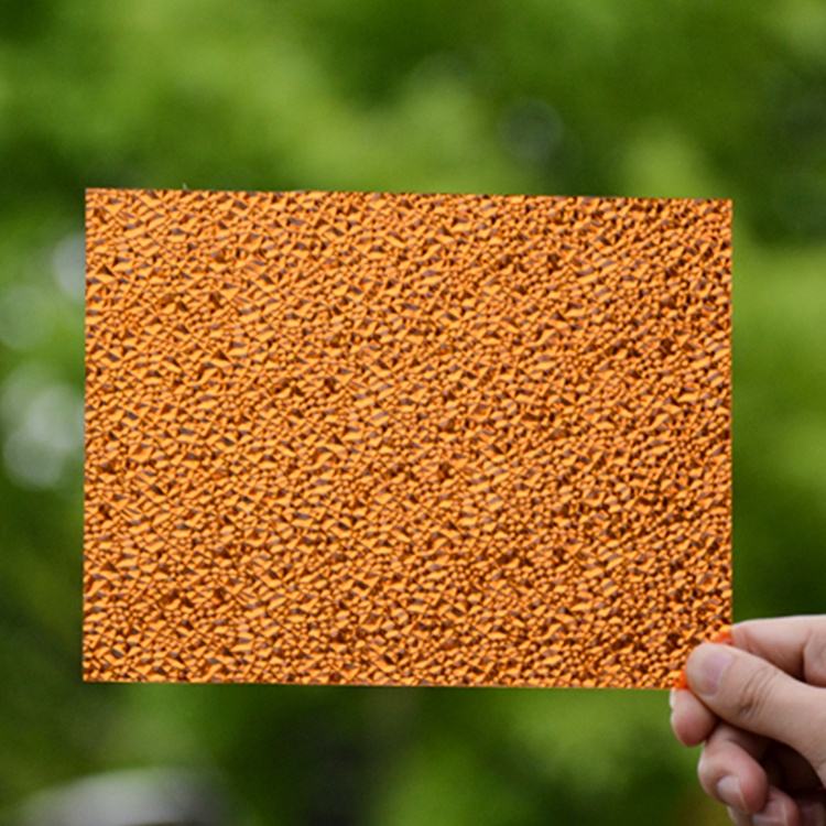2mm Anti-glare Polycarbon Transparent Sun Sheets Embossed PC Polycarbonate Solid Sheet