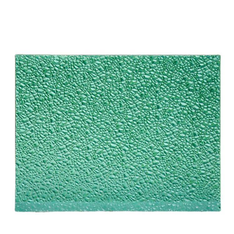 10mm 12mm 16mm Fire Proof Solid Sun Sheets PC Embossed Polycarbonate Sheet